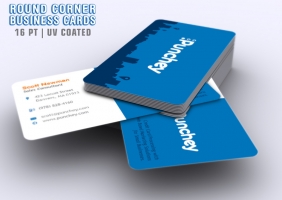 Round Corner Business Cards