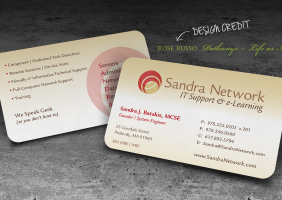 IT Services Business Card