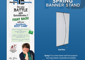 Bookeeping Banner Stand