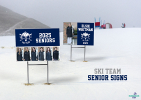 Ski Team Senior Yard Signs