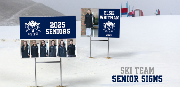 Ski Team Senior Yard Signs